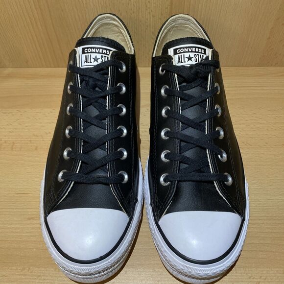 Converse Chuck Taylor All Star Lift Platform Black White Sneaker Women 11 - Picture 2 of 9